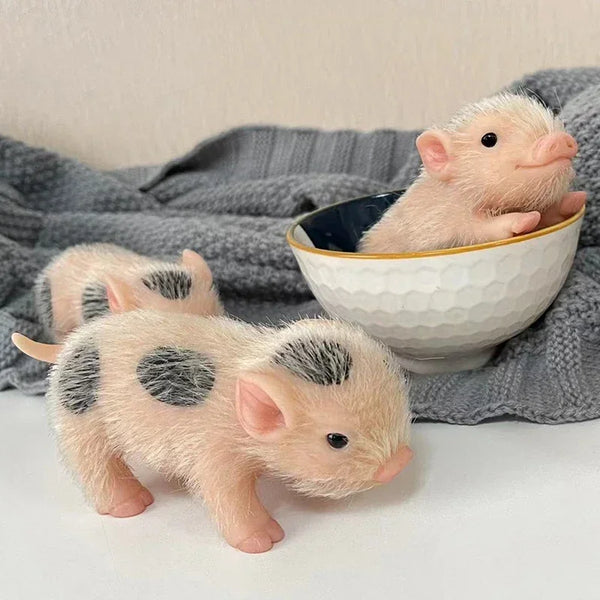 Mini Reborn Pig Doll – 5 Inch Silicone Toy